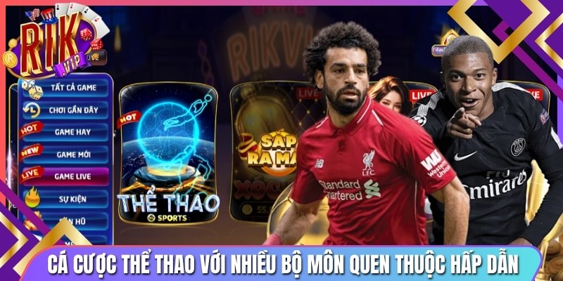 Cá cược thể thao với nhiều bộ môn quen thuộc hấp dẫn